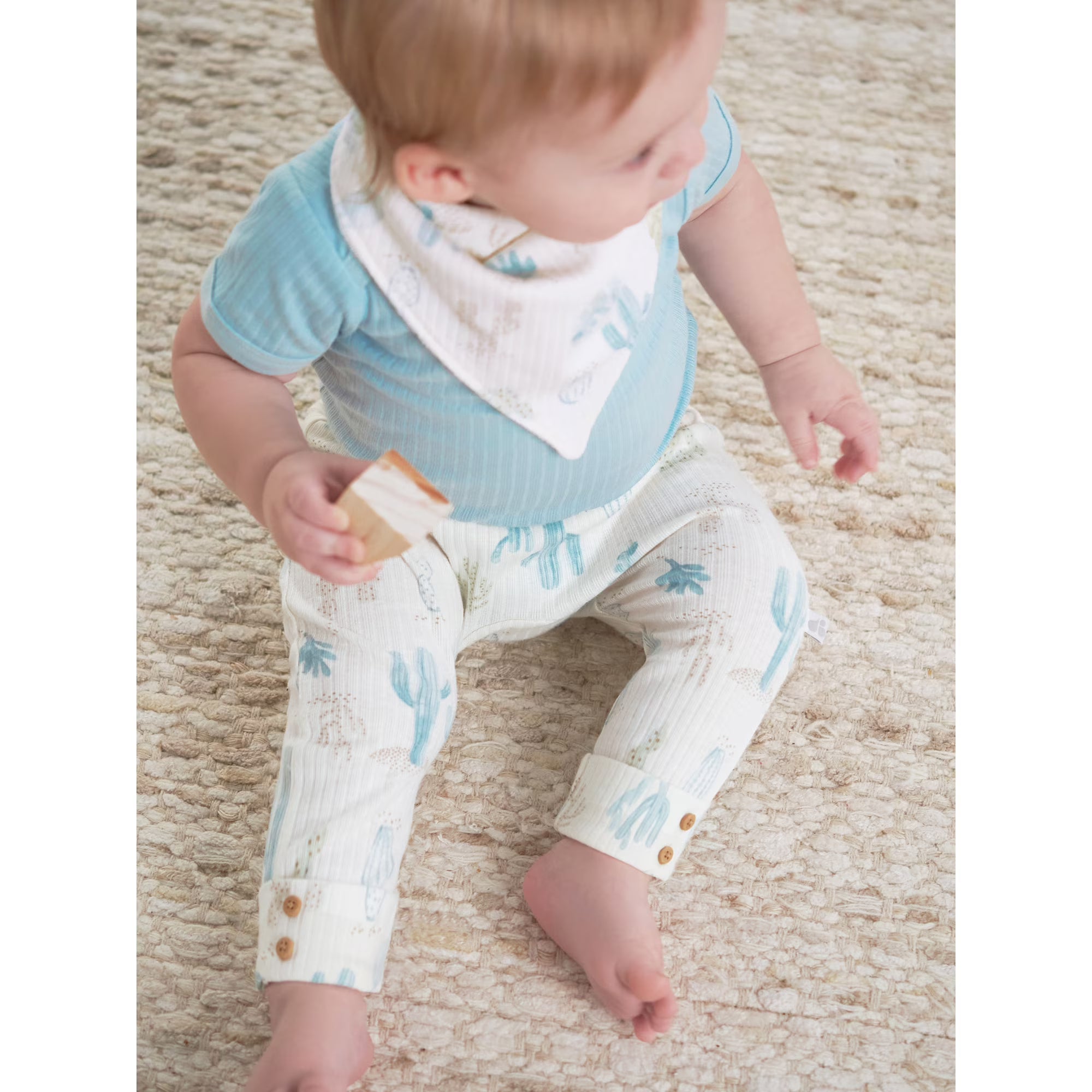 Just Born Baby Boy Pants, 2-Pack (0/3-6/9 Months)