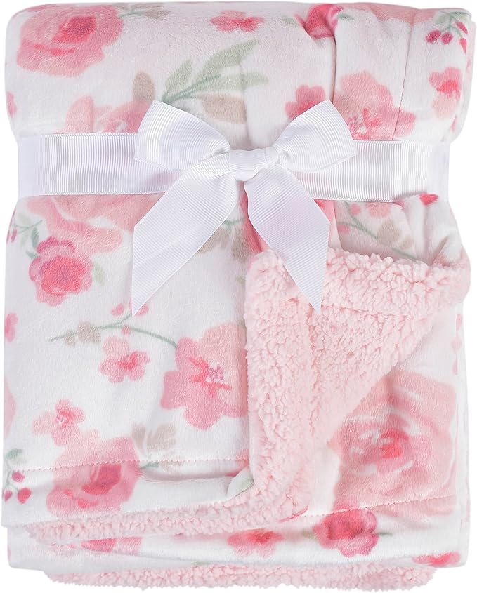 Gerber Girls  Baby 2-Piece Blanket Gift Set