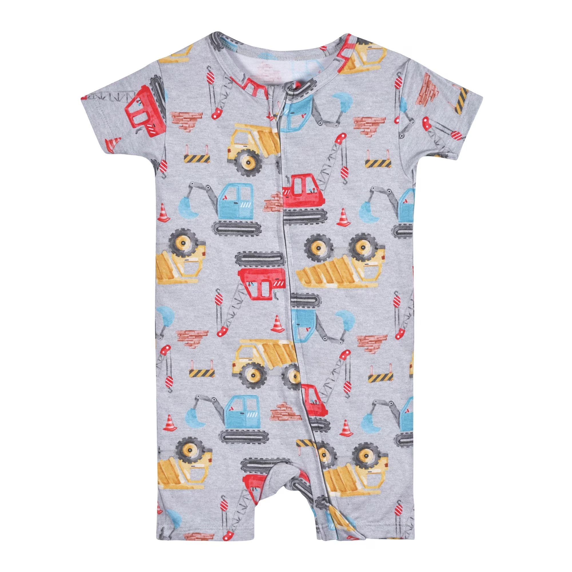Gerber Unisex Baby Buttery Soft Short Sleeve Romper with Viscose Made from Eucalyptus, Sizes 0/3M-18M