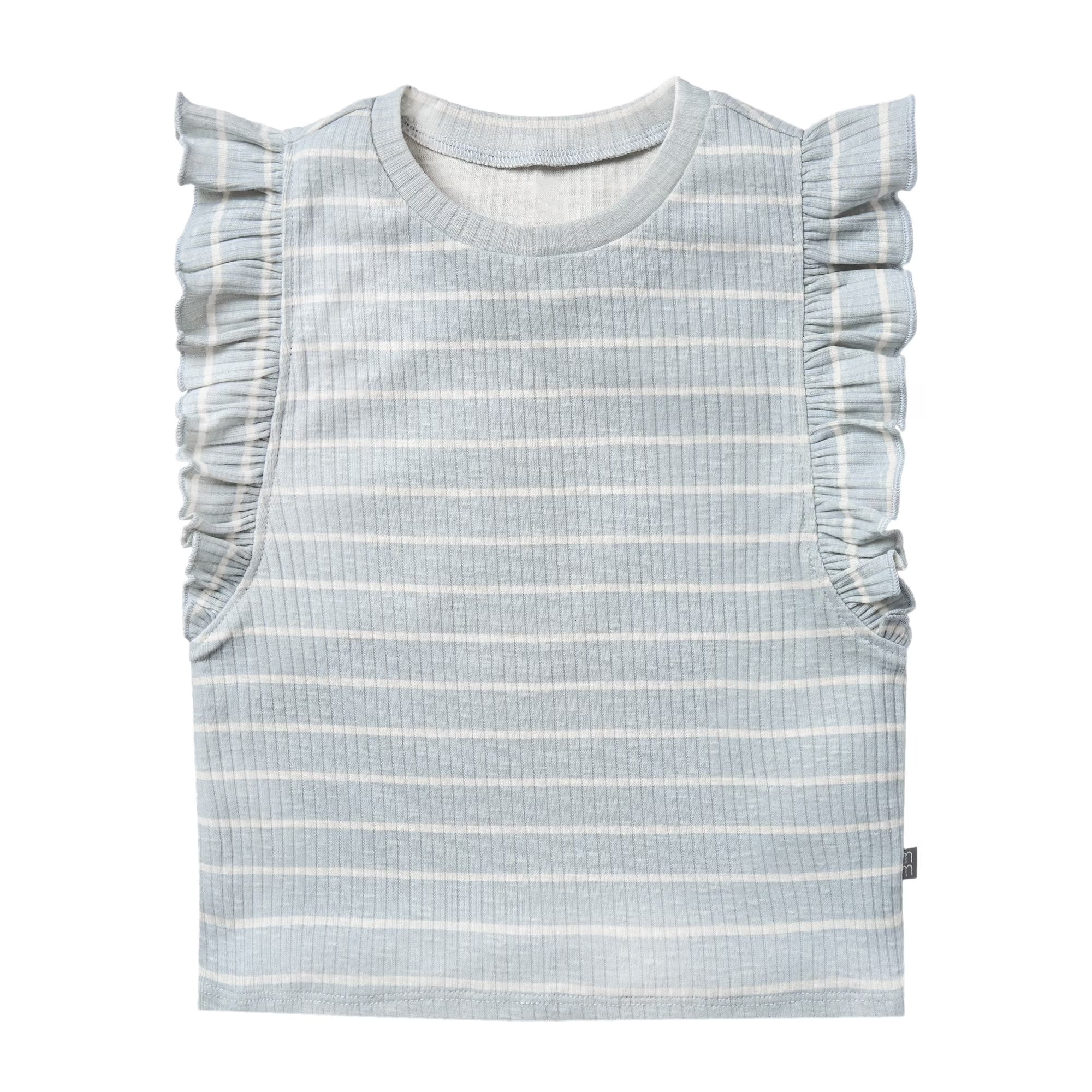 Modern Moments By Gerber Toddler Girl Organic Ruffled Sleeve Top, SIZE 4