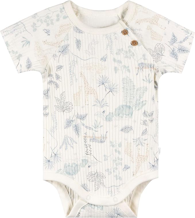 Just Born - 3Pk Baby Boy Bodysuit Blue