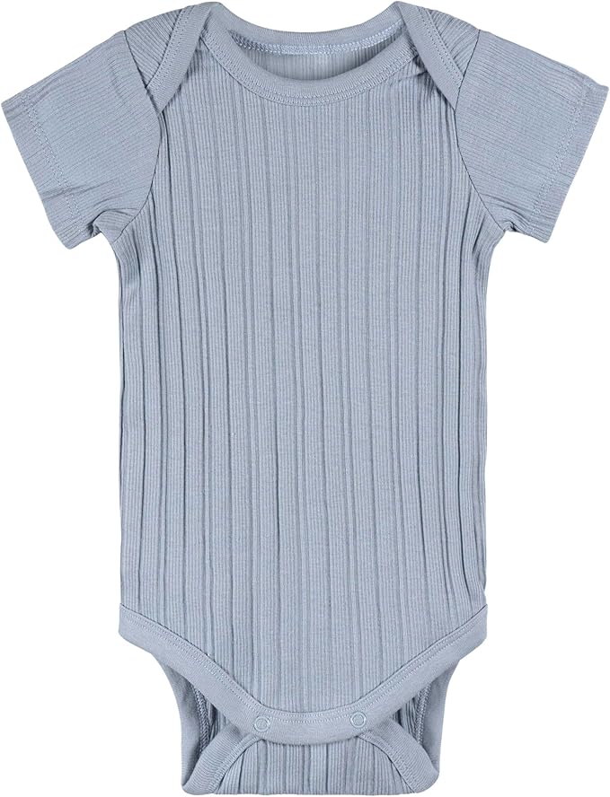 Just Born - 3Pk Baby Boy Bodysuit Blue