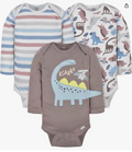 Gerber Baby Boys' Baby Boys' 3-Pack Bodysuits Size 3-6 Months