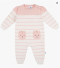 Gerber Baby Girls' Sweater Knit Romper Jumpsuit
