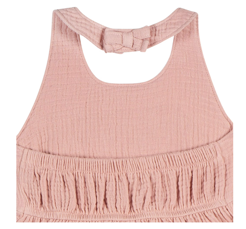Gerber Toddler Girl Halter Neck Romper, Sizes 2T-5T